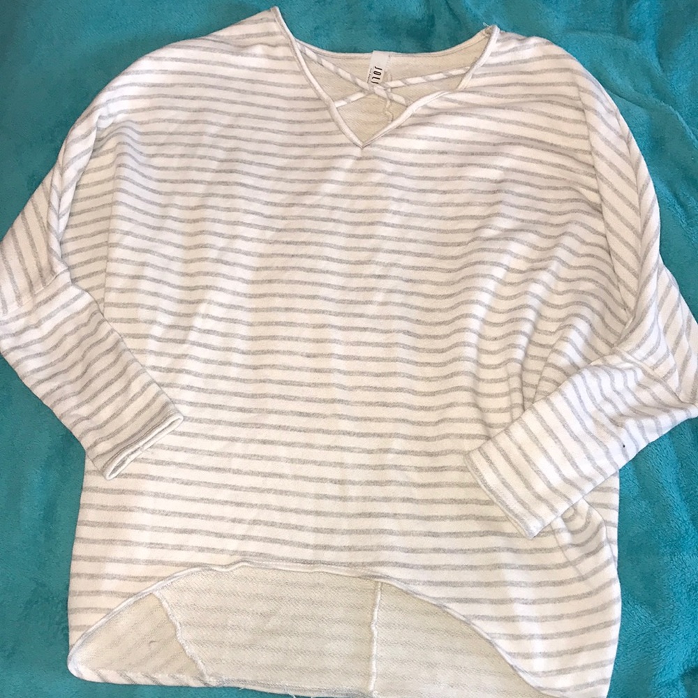 Adorable Striped quarter sleeve